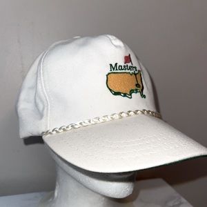 White Golf hat- Masters themed. Only worn once, never played in.